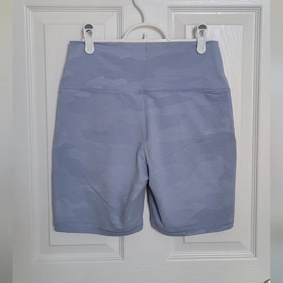 Aerie Blue Biker Shorts - Picture 2 of 9